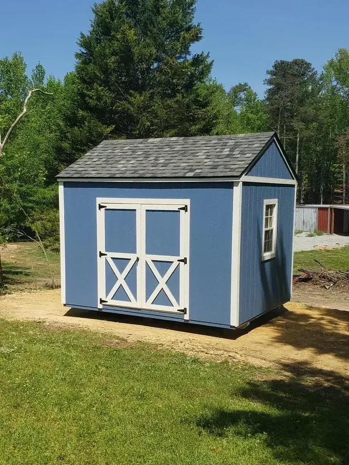 Custom wood shed by Banner Buildings