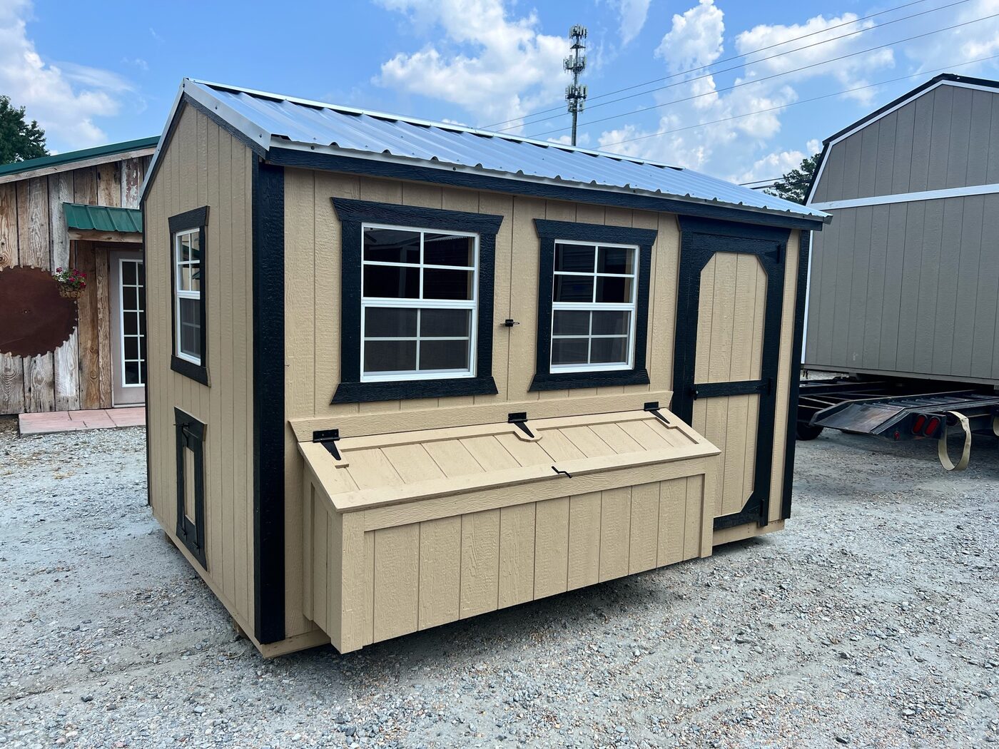 Custom wood shed by Banner Buildings