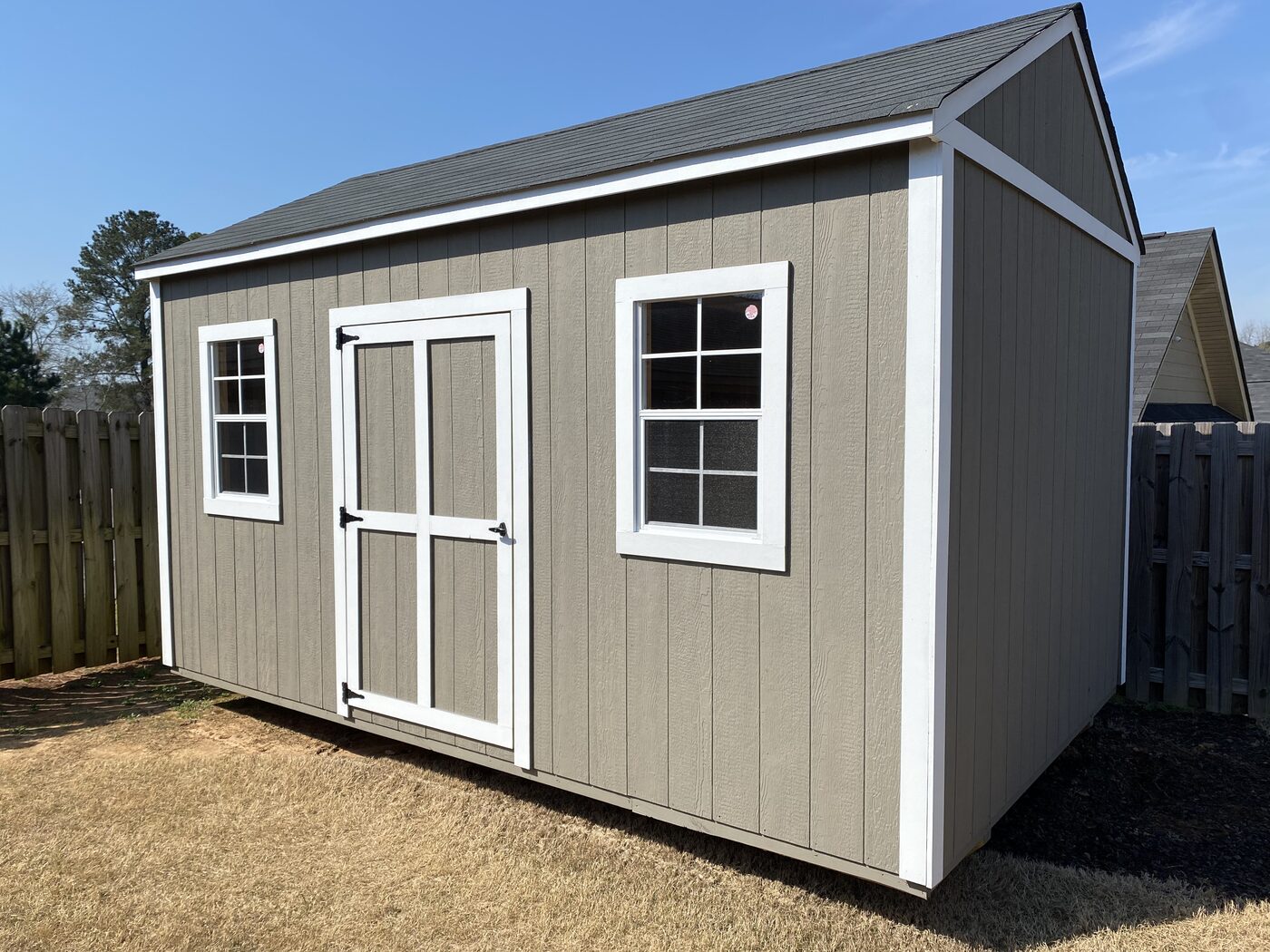 Custom wood shed by Banner Buildings
