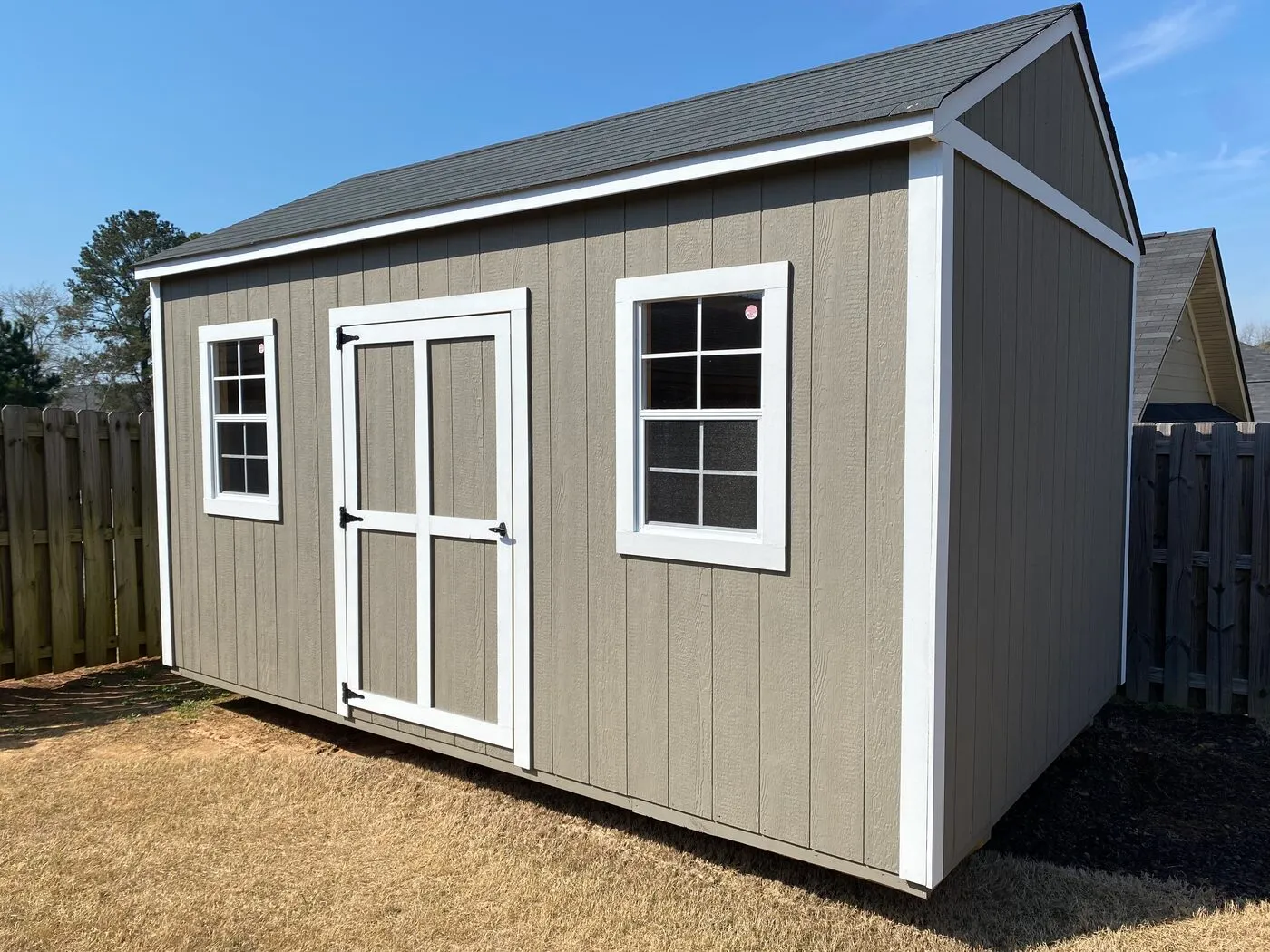 Custom wood shed by Banner Buildings