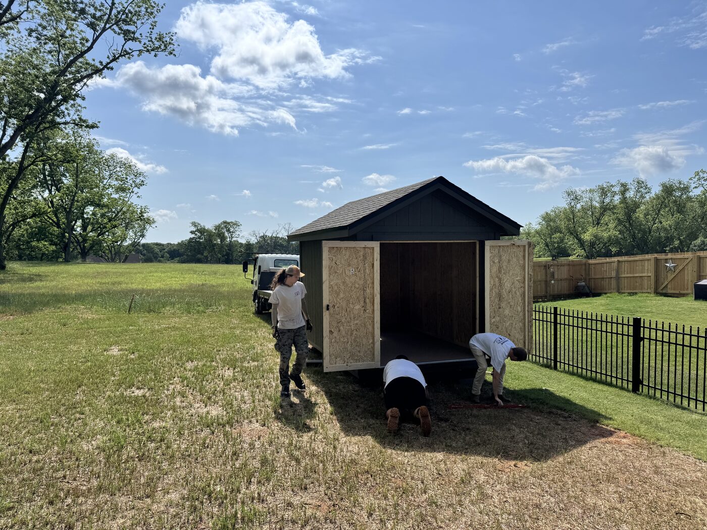 Custom wood shed by Banner Buildings