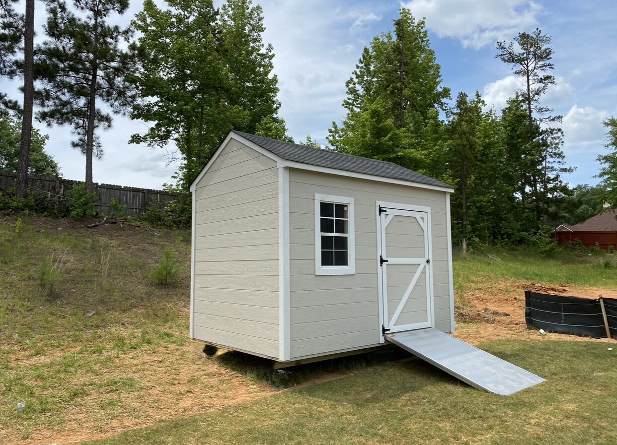 Custom wood shed by Banner Buildings