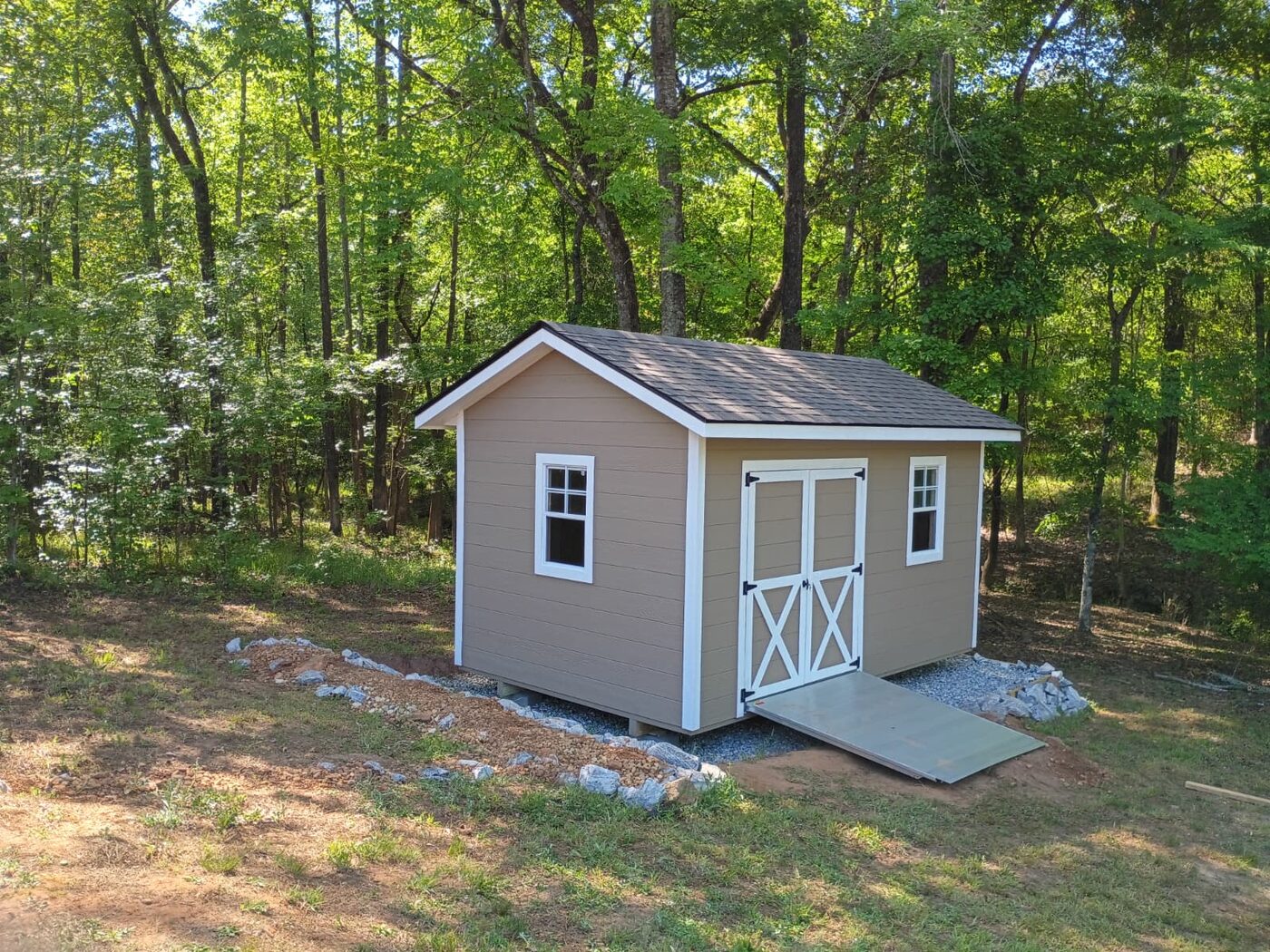 Custom wood shed by Banner Buildings