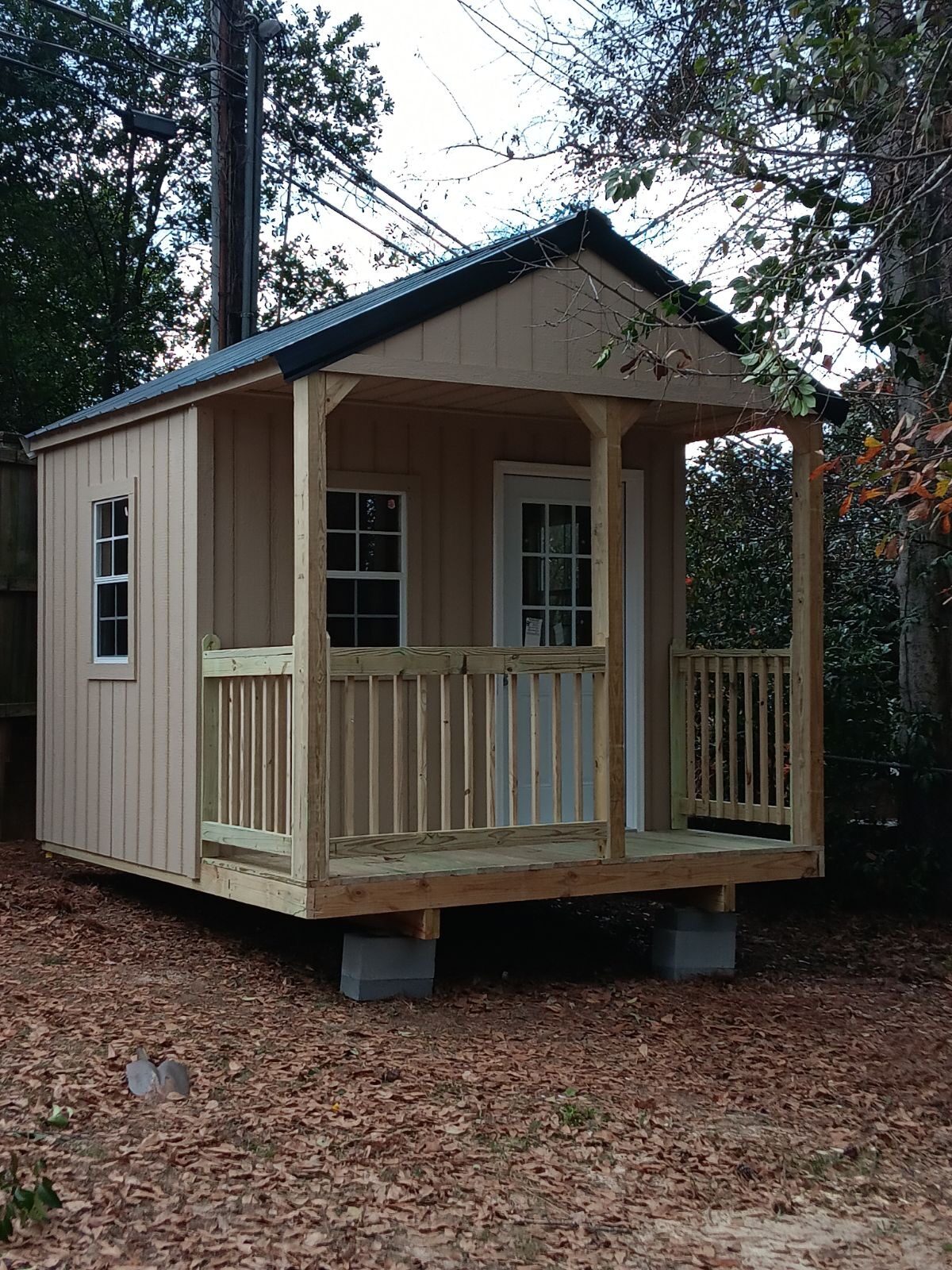 Custom wood shed by Banner Buildings