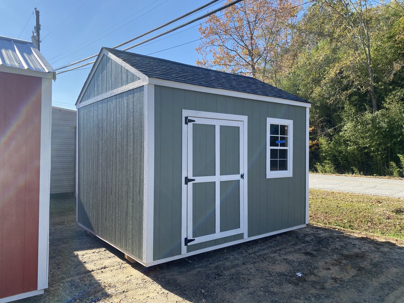 Custom wood shed by Banner Buildings