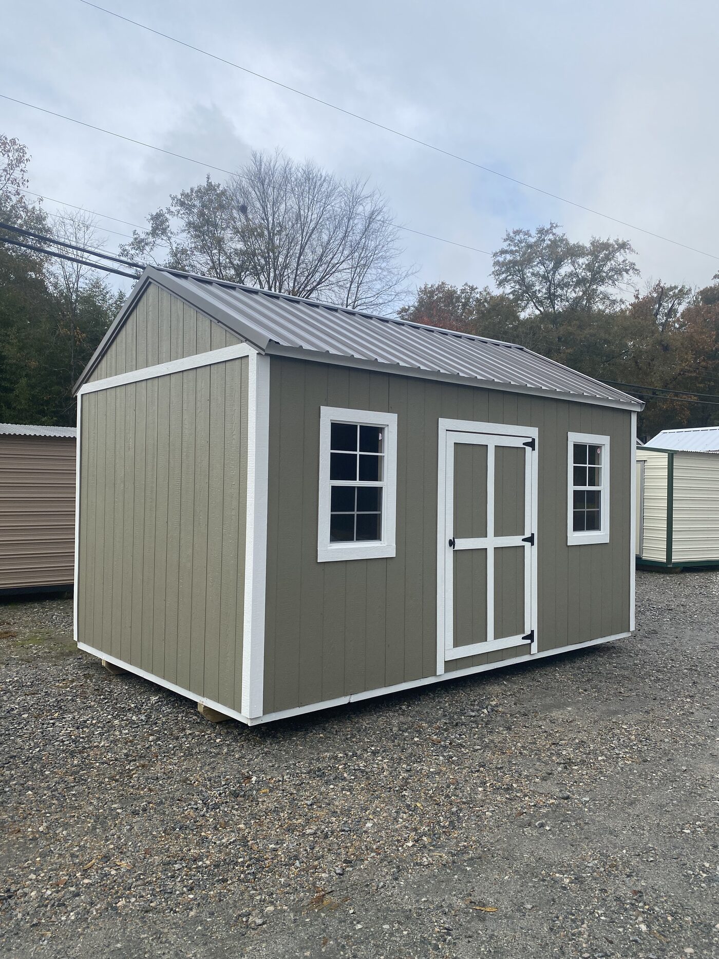 Custom wood shed by Banner Buildings