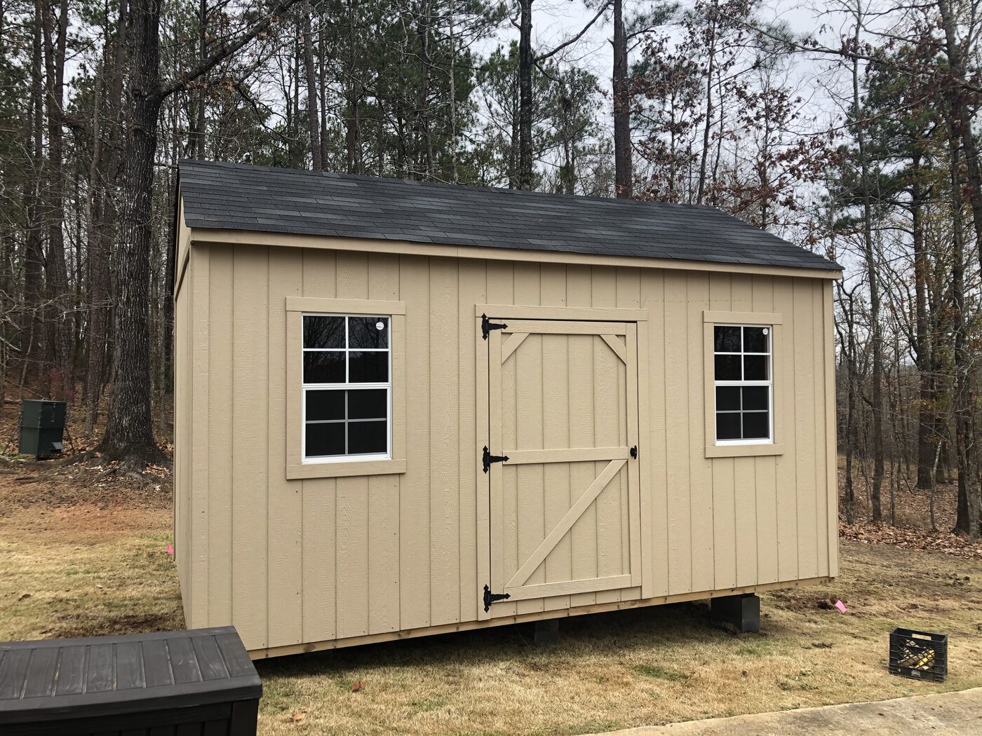 Custom wood shed by Banner Buildings