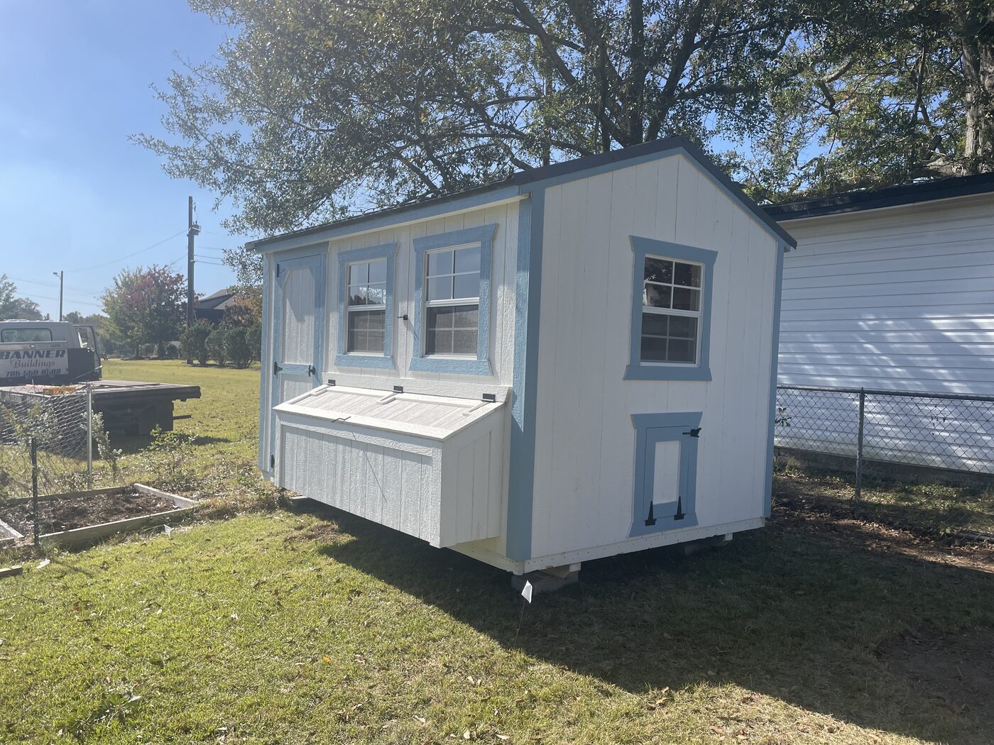 Custom wood shed by Banner Buildings