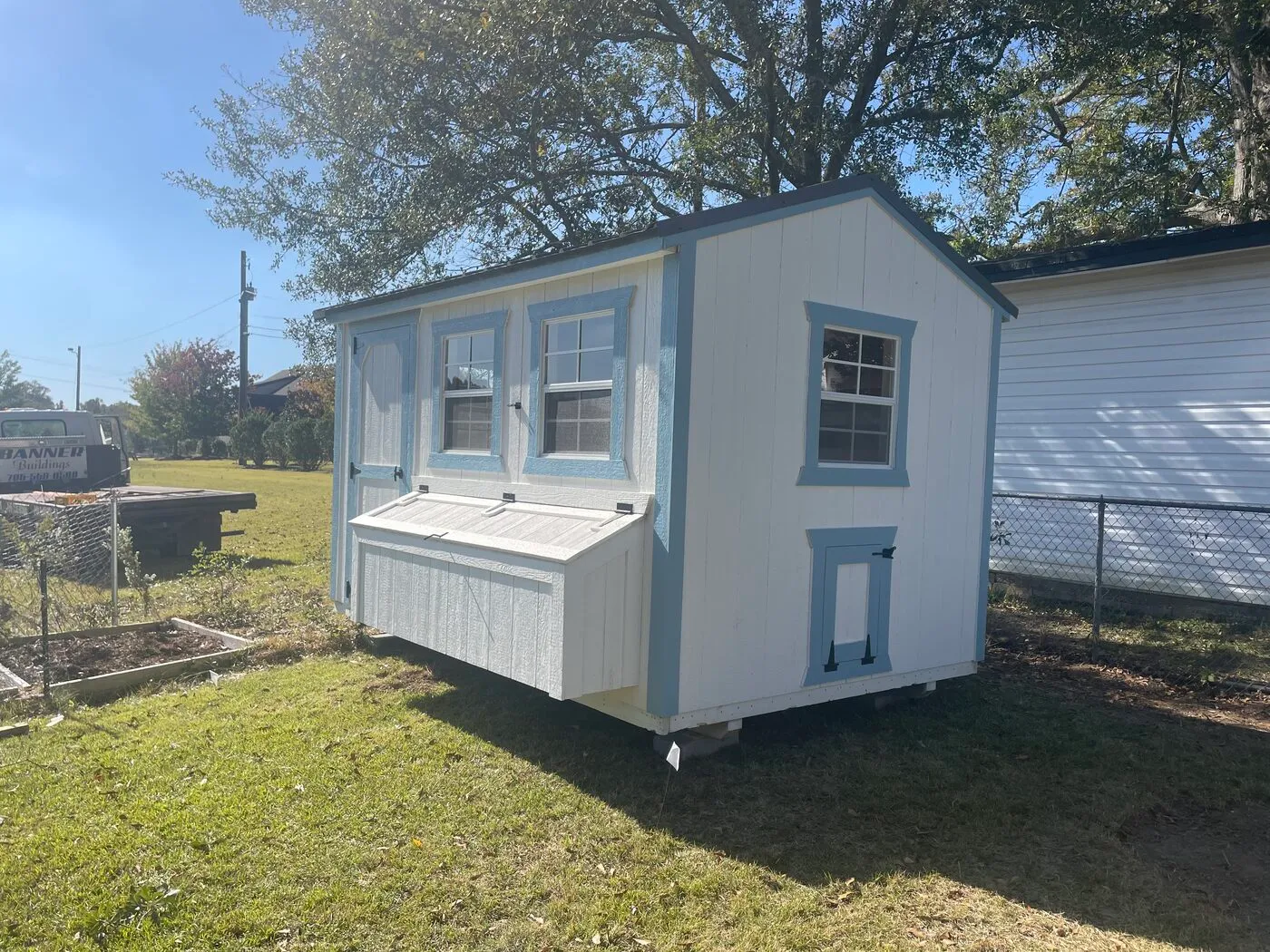 Custom wood shed by Banner Buildings