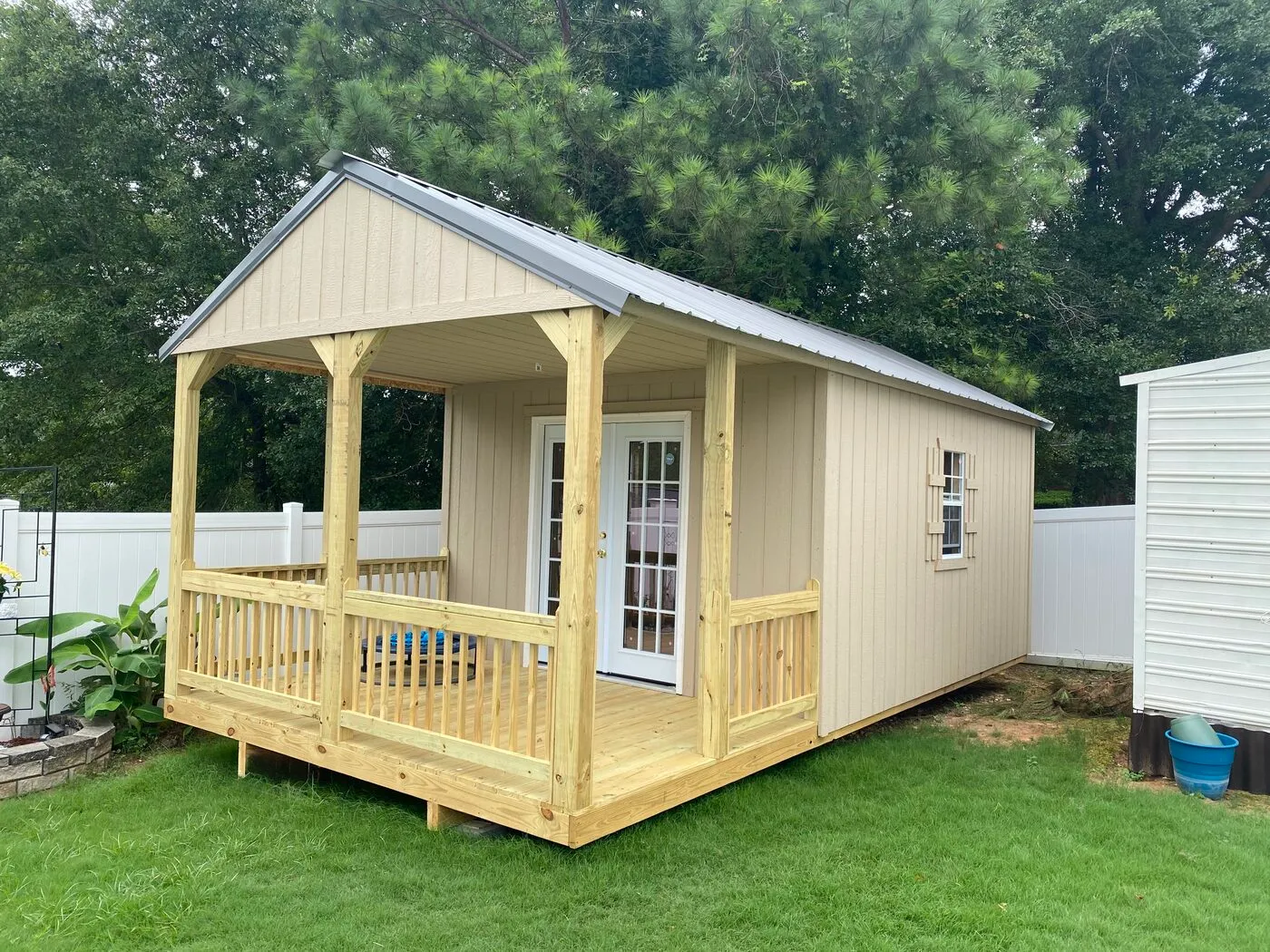 Custom wood shed by Banner Buildings