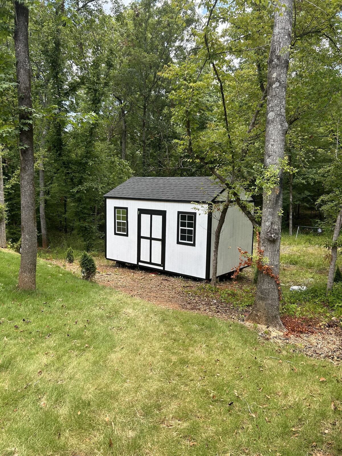 Custom wood shed by Banner Buildings
